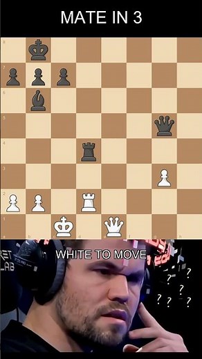 ''🤔♟ Checkmate in 3 Moves! 👀⏰'' #chess #easypuzzle #tricky #shorts #checkmatepractice