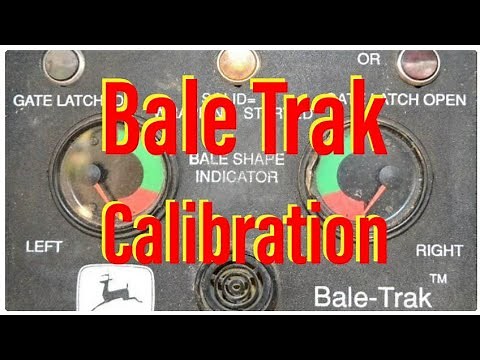John Deere 435 535 Bale Trak Shape Indicator Adjustment