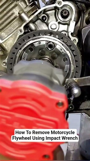 How To Remove Motorcycle Flywheel Using Impact Wrench