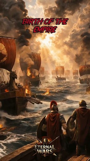 Actium – The Battle That Created the Roman Empire #shorts