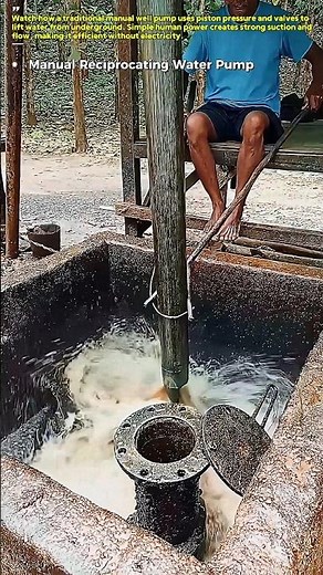 Manual Water Well Pump in Action : How This Simple Tool Lifts Water Fast