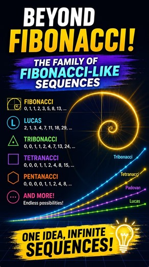 Beyond Fibonacci: Lucas, Tribonacci & More! 🤯 #numbertheory #mathtutorial #mathematics