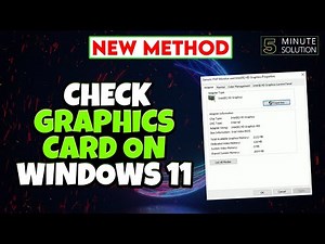 How to Check Graphics Card on Windows 11