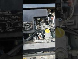 Onan Marquis Gold 5500 generator stalls after 15 min and wont start