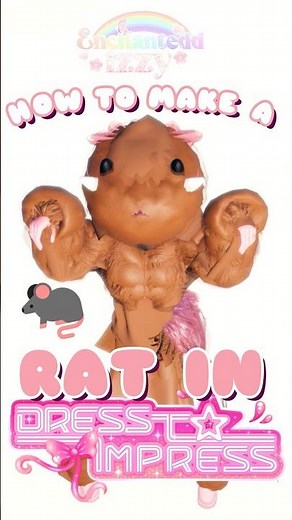 🐀 How to make a RAT In DRESS TO IMPRESS 💖 #dresstoimpress #blowup #dti #outfithacks