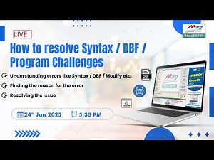 How to resolve Syntax / DBF / Program Challenges