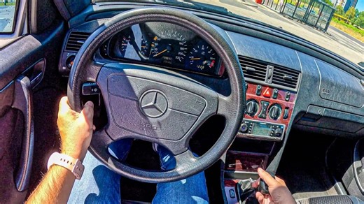 【4K纯享】1994 梅赛德斯奔驰 Mercedes-Benz C-Class W202 POV 第一视角驾驶_哔哩哔哩_bilibili