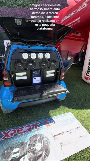 Auto Demo Smart de Taramps en Hard Rock Cafe