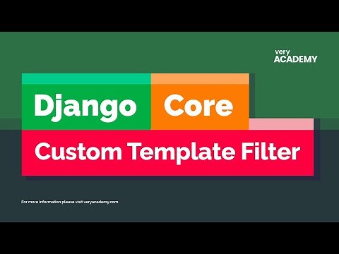 Django Custom Template Filter Example - Adding CSS classes to forms
