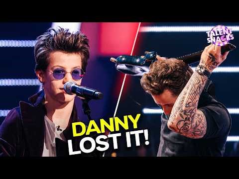 A Kid Sang Rock on The Voice Kids...Danny Jones Had To Join In | The Voice Kids