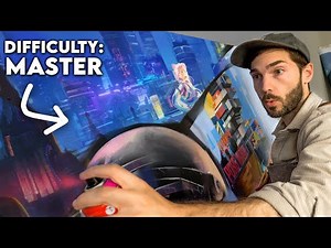 I spent 14 Days painting this INSANELY detailed commission (with Neon Lights)!