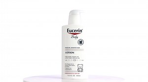 Eucerin Baby Body Lotion, Hypoallergenic and Fragrance Free Baby Lotion with Pro-Vitamin B5 and Shea Butter, 13.5 Fl Oz Bottle