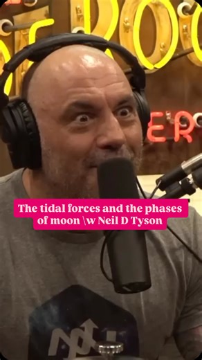 A Physicist’s blog on Instagram: "How do tidal forces work in conversation with NDT and Rogan. #physics #science #viral #reel #engineering #quantumphysics #nature #physicsfacts #explore #einstein #briancox"
