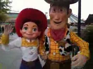 Woody and Jessie - Disneyland Paris 2010