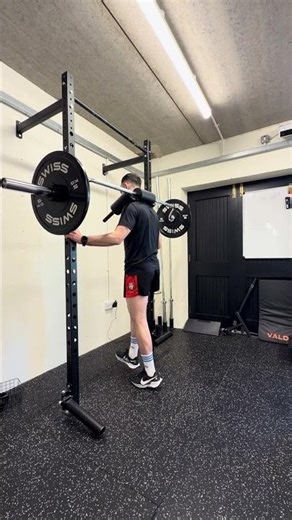 Single Leg Calf Raise with Safety Bar