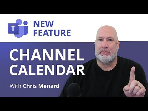 Channel Calendar in Teams - New Feature