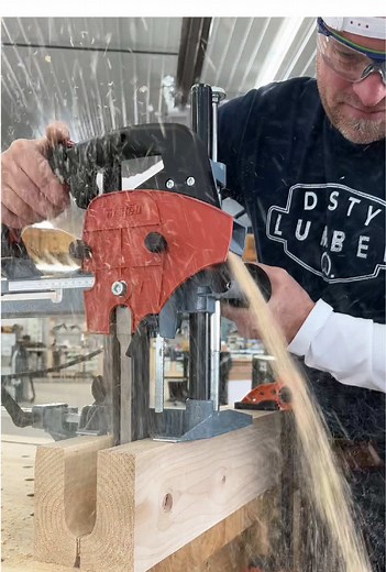 Mafell Chain Mortiser for Timber Framing Projects