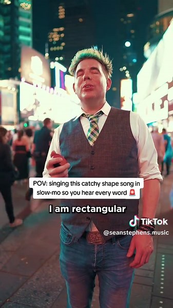 Rectangular Shape Song in Slow Motion