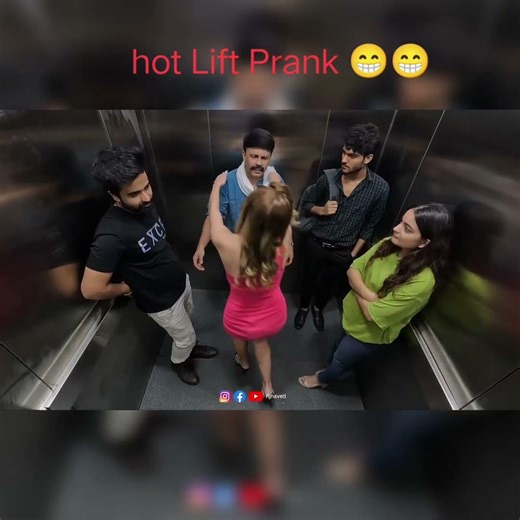 hot girl Lift Prank 😂😂 #funny #liftprank #comedy
