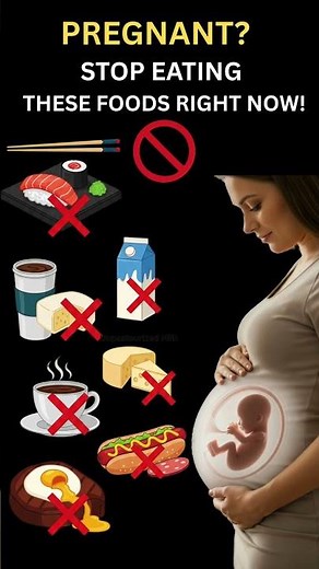Pregnancy Foods to AVOID ❌ | What Not to Eat During Pregnancy #shorts #pregnancy