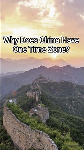 Why Does China Have One Time Zone (Beijing Time Explained) #facts