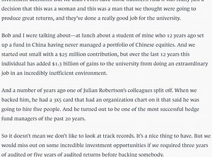 Qubit: David Swensen (Yale) on Track Record