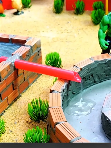 DIY Mini Truck Builds Water Well and Pool