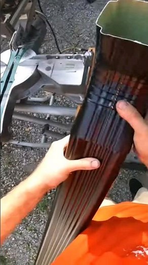 How to measure and install a new downspout on a home #gutters #guttering #diy #howto