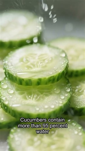 Cucumber fresh, crunchy, and full of benefits! #shorts