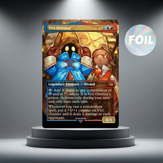 Vivi Ornitier (chocobo Bundle) (borderless Foil) - Proxy Card - Custom MTG Playtest Card - Etsy