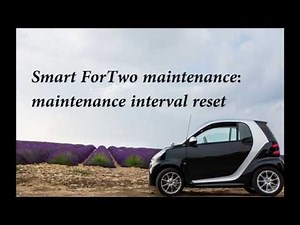 Smart Car Maintenance IV service reset