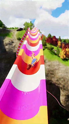 POV: Sliding down a Volcano 💀🔥 (Planet Coaster 2)