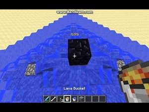 Minecraft: How to make a volcano