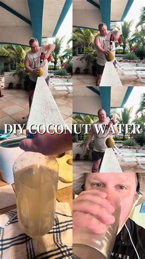 DIY coconut water