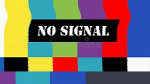 No Signal Color Glitch TV. Static Noise. Bad Interference. Broken Antenna. Stock Video - Video of digital, broadcasting: 258802693