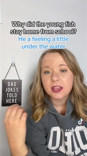 Why did the young fish stay home from school? #KayleesDailyJoke | Kaylee Bowers