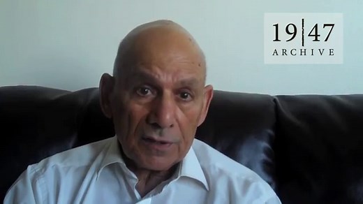 Giving Voice To Memories From 1947 Partition And The Birth Of India And Pakistan