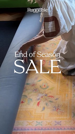 Out with the old, in with the new—get up to 20% off sitewide 40% off clearance styles! | Ruggable