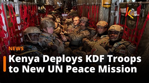 On Tuesday, January 6, Kenya Army Commander Lieutenant General David Ketter inspected the soldiers at Embakasi Garrison during their final readiness assessment. | K24 TV