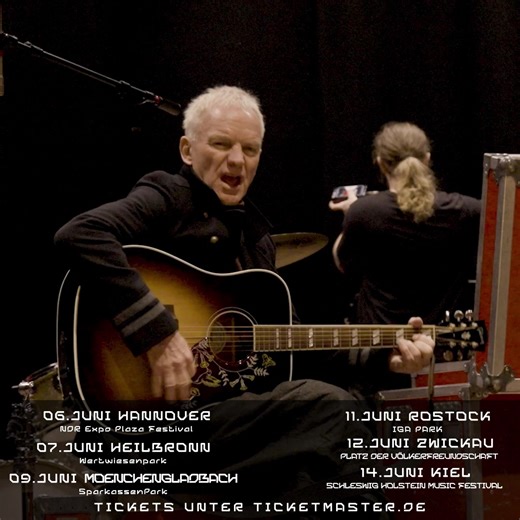 STING 3.0“-Tour kommt nach Deutschland! 🎉 Lasst euch von der einzigartigen Atmosphäre mitreißen, während Sting die Bühne betritt und seine zeitlosen Klassiker sowie neue Songs präsentiert. Der Abend verspricht unvergessliche Momente und eine emotionale Reise durch die Musik, die uns alle verbindet. Die „STING 3.0“-Tour markiert einen aufregenden neuen Abschnitt in Stings Karriere, und ihr wollt Teil dieses Erlebnisses sein! Sichert euch jetzt eure Tickets! | Sting