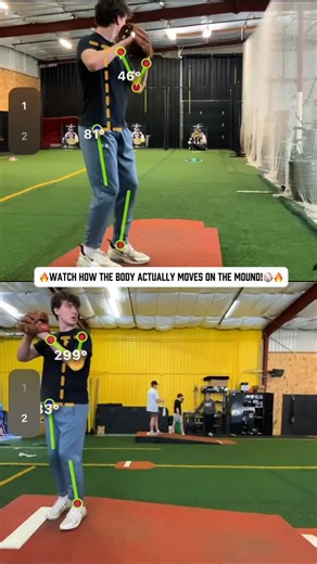 Precision Pitching | Velocity, Mechanics & Arm Care on Instagram: "Slow the game down and you see the truth!🎯💪⁠ ⁠ When a pitcher moves well, every position stacks, the lower half leads, and the arm stays clean through release. This OnForm breakdown shows exactly how the body should move on the mound—efficient, connected, and powerful. Real mechanics. Real development!💥⚾️⁠ ⁠ Want mechanics like this?🔥⁠ 📲Follow for more breakdowns and book your consultation today to start your own progression
