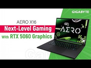 Gigabyte AERO X16 Gaming Laptop | RTX 5060, Ryzen AI 7, 165Hz Display | Next-Level Gaming