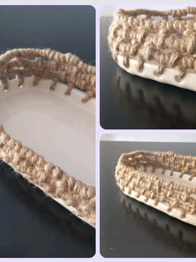 Cómo tejer una cesta de cerámica artesanal