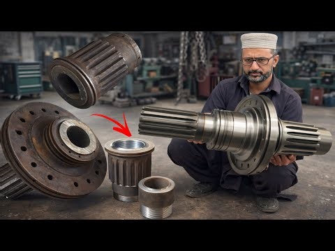 Extreme Mechanical Recovery Turning a Destroyed Caterpillar Inc.Gear Shaft into a Flawless Component