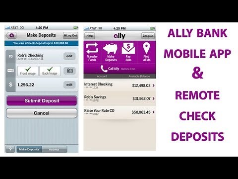 Remote Echeck Deposits Using The Ally Bank Apps For Android And iOS Smartphones