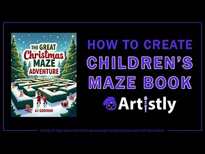 How to Create Children's Maze Puzzle Book Artistly AI