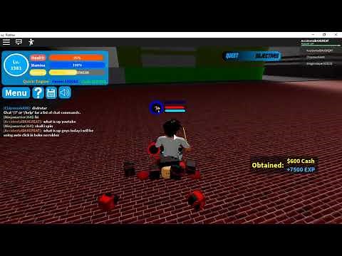 i used a auto clicker in boku no roblox