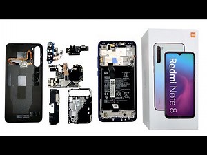Disassembling the Redmi Note 8 teardown smartphone