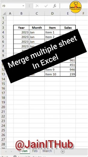 How to Merge Multiple Sheets in Excel | Combine Data from Multiple Worksheets Easily