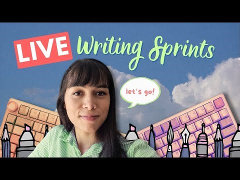 ✍️ productive live writing sprints + writing prompts ✨